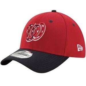 Washington Nationals Red/Black Alt. New Era  Team Classic  39THIRTY Flex Hat S/M